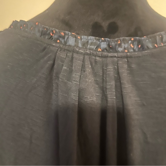 DOLAN by Anthropologie Women’s Nave/Black‎ Leopard Print Blouse Sz M - Picture 7 of 10